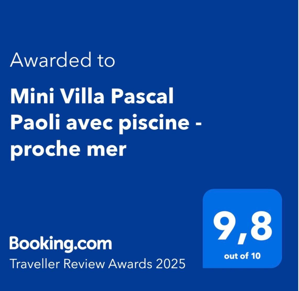 Mini Villa Pascal Paoli Avec Piscine - Proche Mer Prunelli-di-Fiumorbo ภายนอก รูปภาพ